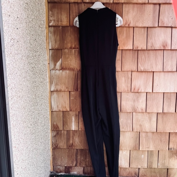 Antonio Melani Evelyn V-Neck Sleeveless Wrap Jumpsuit - Picture 13 of 14